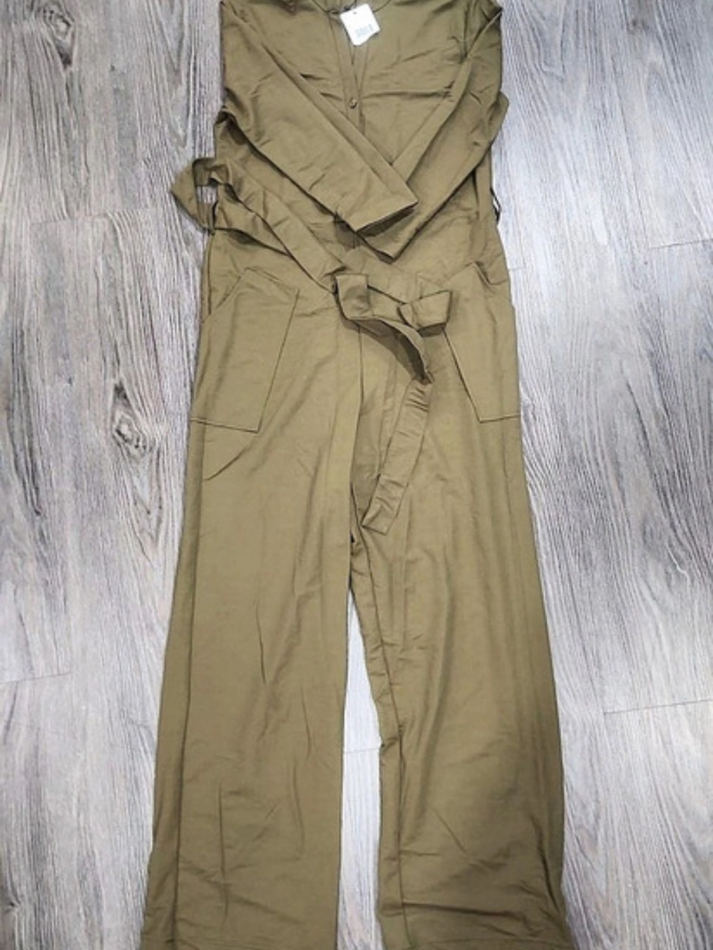 Mango Women'Small Jumpsuit in Green Size Small